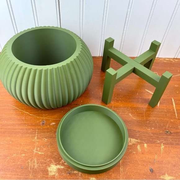 Indoor Planter Pot, The Roni Planter, 3D Printed, Houseplants Pot - Picture 8 of 10